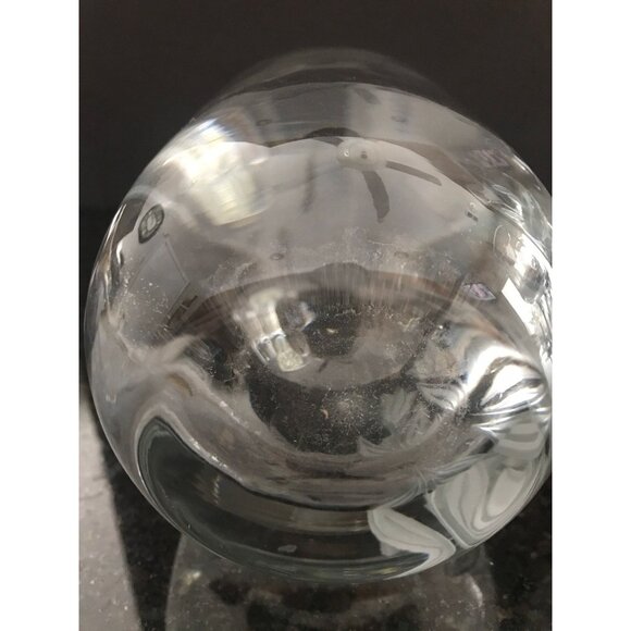 Vintage 1970's Frosted Tulip Decanter Pitcher & 6 Matching Liqueur Long Stemmed - Picture 8 of 10